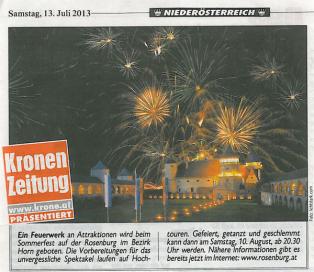 Sommerfest Rosenburg