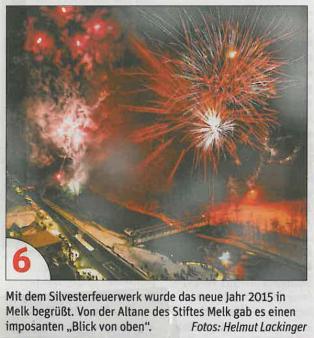 NöN Krems - Silvesterfeuerwerk am 31.12.2014 in Melk